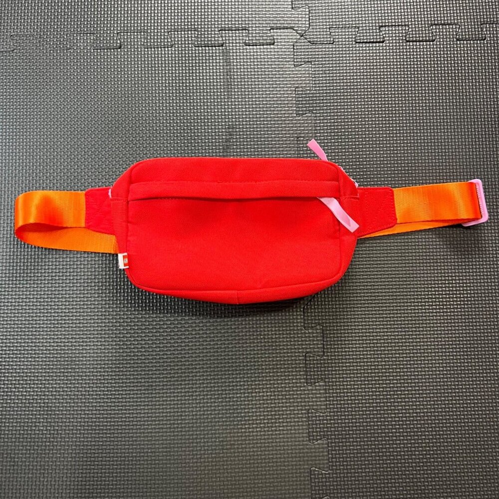 LEGO X Target Red Fanny Pack With Orange Adjustable Strap & Colorful Interior 10